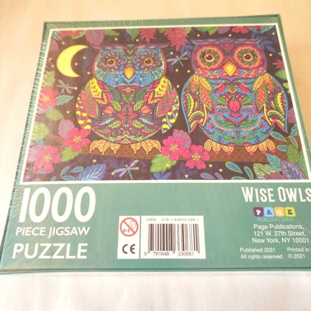 1000 Piece Puzzle - Wise Owls NWT - Picture 6 of 6